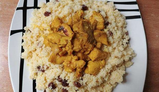 Sweet and Savory Moroccan Couscous Seffa Dish