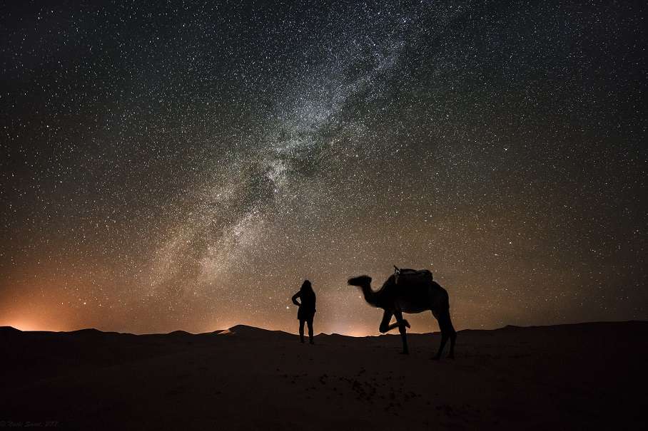 moroccan desert stargazing